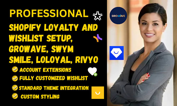 setup shopify loyalty and wishlist growave froonze vip swym smile loloyal rivyo