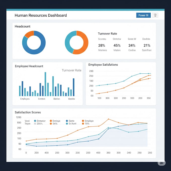 develop professional power bi dashboards and data models