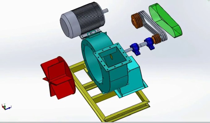 2d, 3d product animation and visual prototype from your cad model