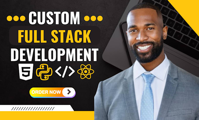 do full stack website development, build website as full stack website developer