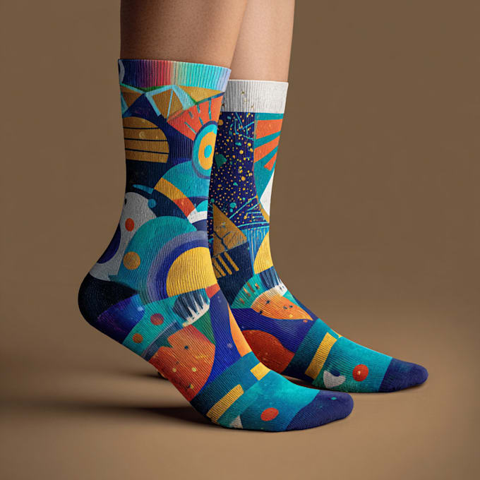 create sock machine design or redraw it in bmp
