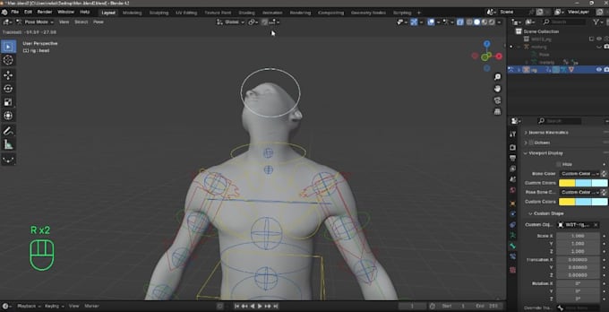 Rig for 3d animal model,wonder dynamic,rokoko model,avatar rig,fur,auto ...