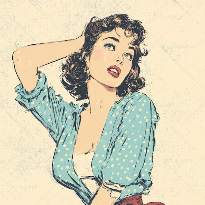 do retro vintage comic according to your requirement