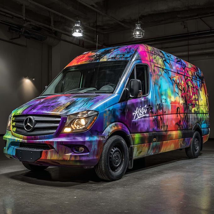 creative custom car wrap, van wrap, truck wrap, trailer wrap