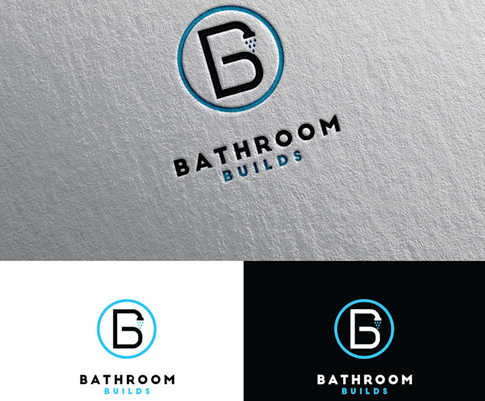 design kitchen, bathroom, remodelling and home builder logo