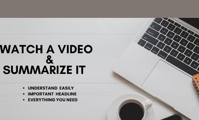 summaries audio and video to text