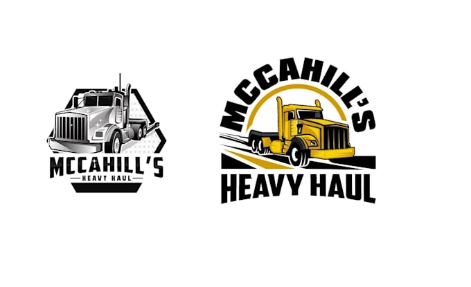 design transport logo with satisfaction guaranteed