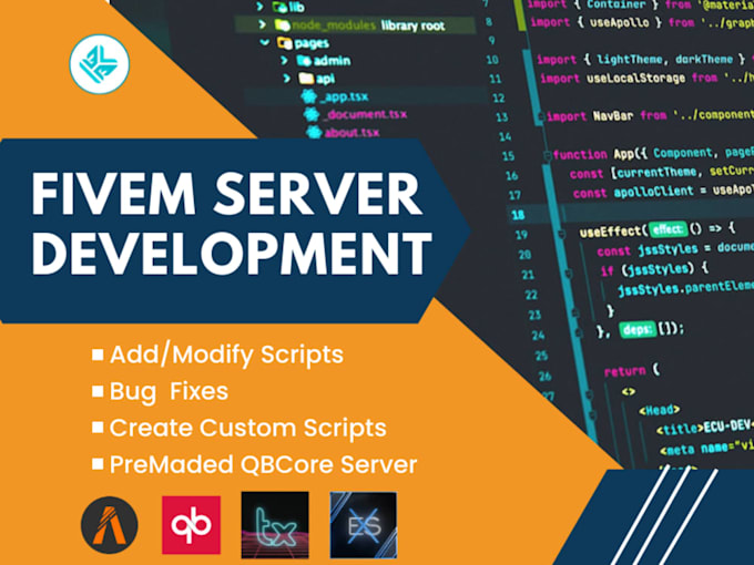 fivem developer fivem mlo, fivem custom map, peds, qbcore, edit fivem script