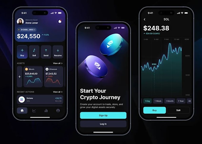Develop fintech app, payment app, crypto wallet or bank app by Moses ...
