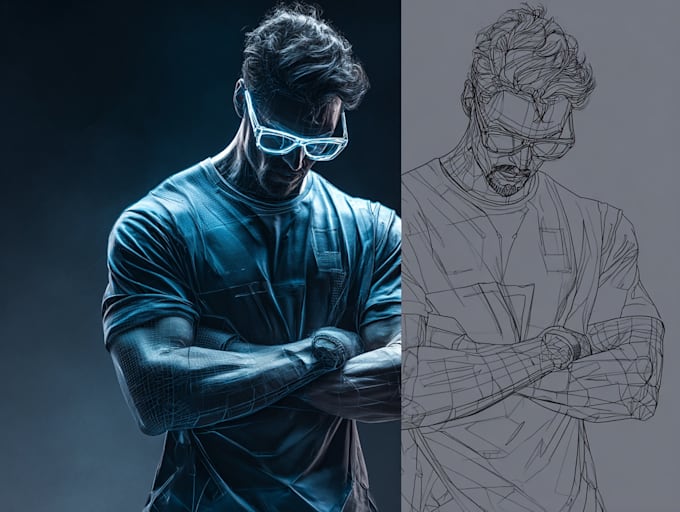 draw a quick basic sketch for your design