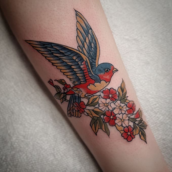 do neo traditional and  tattoo designs