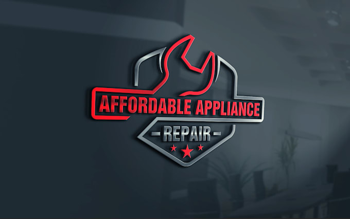 do modern high quality hand draw appliance logo