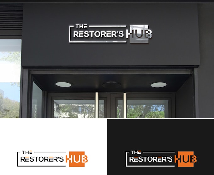 design a modern vintage building, interior logo
