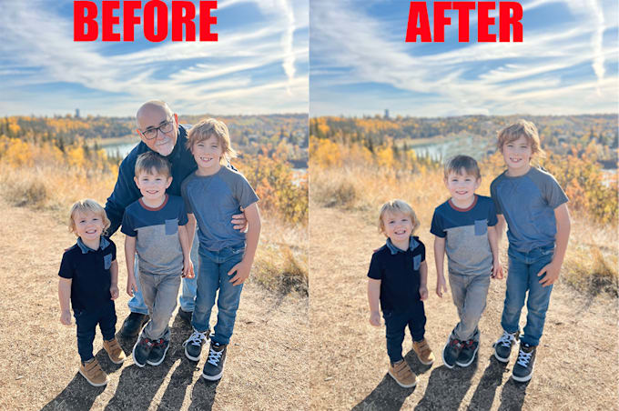 do photo retouching, restoration,manipulation and back ground removal