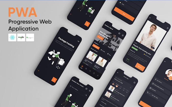 develop pwa progressive web app with offline support and push notifications