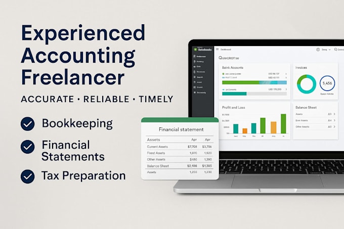 do professional bookkeeping and financial statements in quickbooks or excel