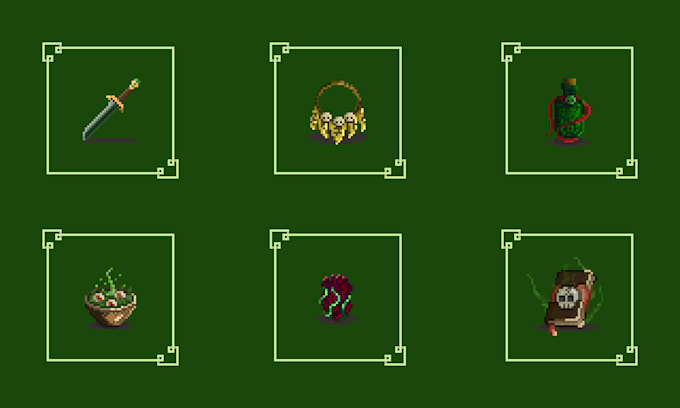 create custom 32x32 pixel art icons for your game
