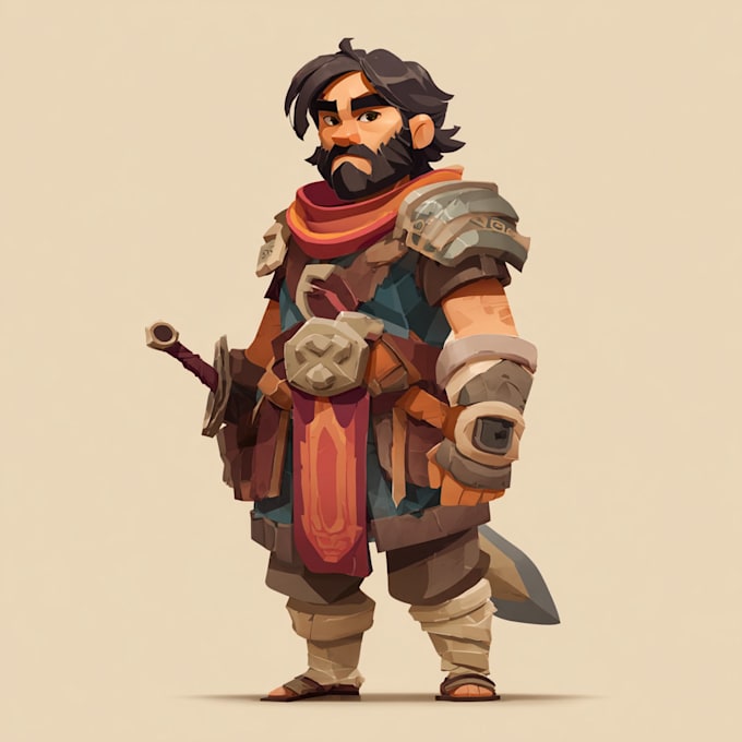 create simple 2d game characters