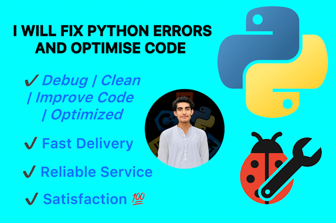 fix python bugs, debug scripts, and optimize your code