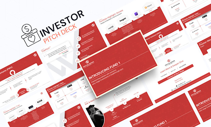 do investor pitch deck design and powerpoint presentation