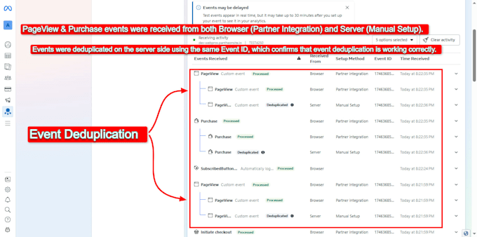 setup or fix meta pixel, facebook conversion API ga4 server side tracking by GTM