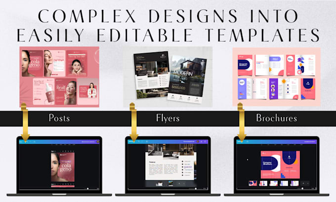 recreate any design into an editable canva template