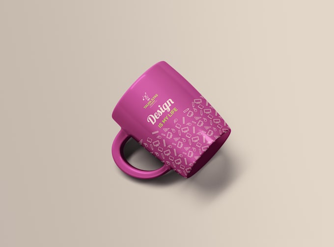 do custom typography coffee mug design or coffee mug design