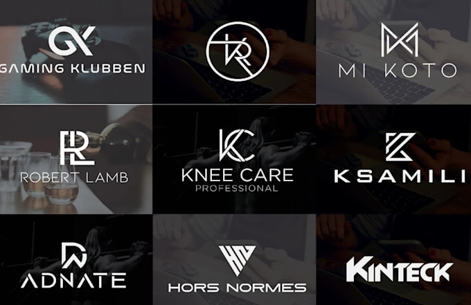 create a premium monogram, initial letters logo design