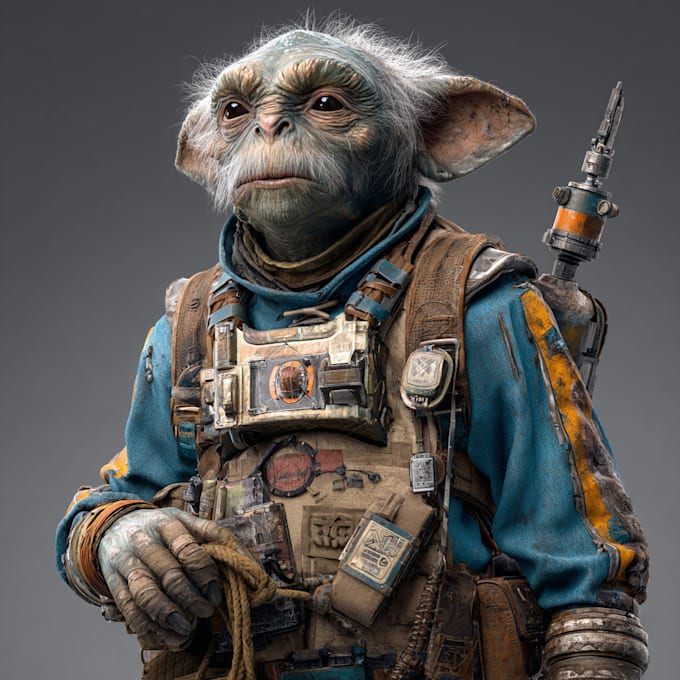 design your sci fi and star wars character