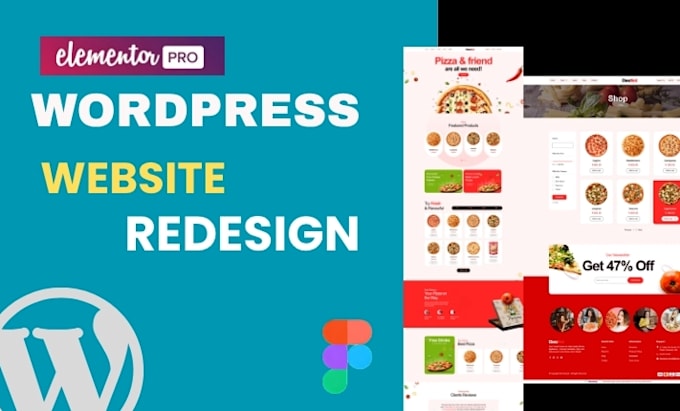 convert your figma or xd to elementor wordpress website