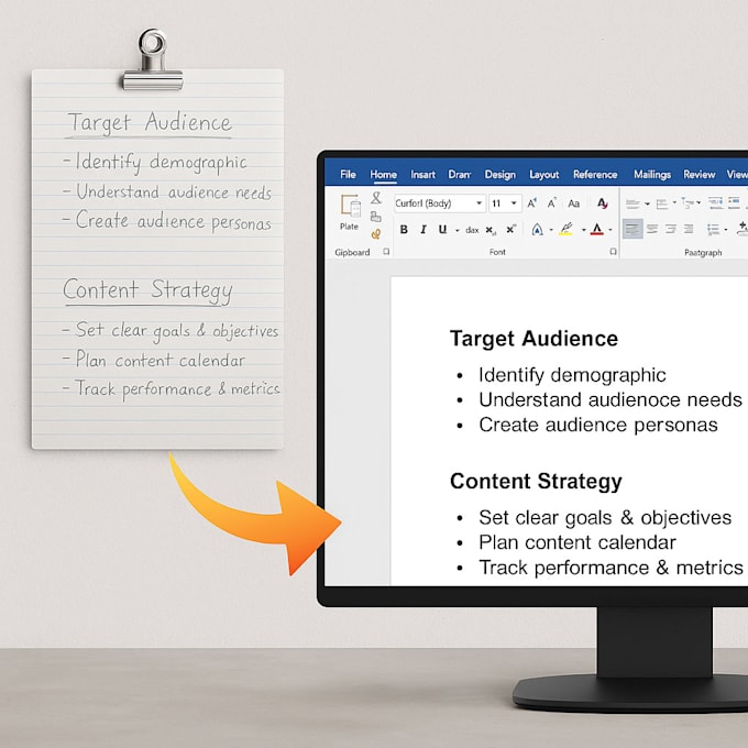 type text from scanned images, pdfs, or handwritten notes