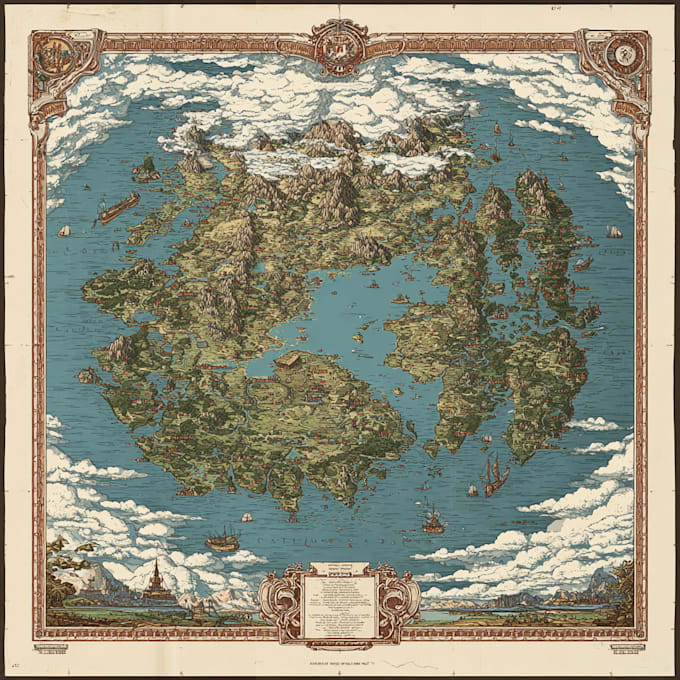 make fantasy, retro and vintage maps