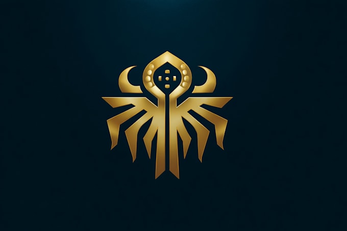 draw fantasy, rpg, mmorpg, sci fi game logo