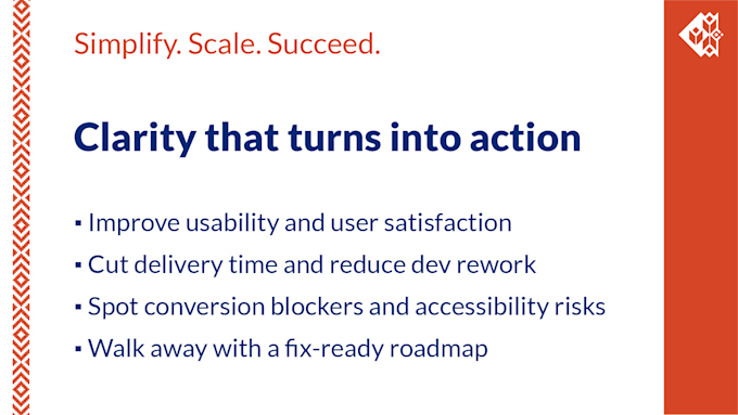 audit and improve your product UX and accessibility
