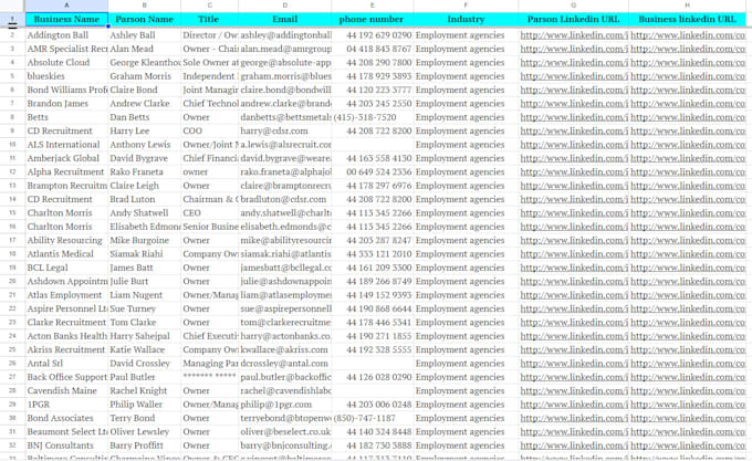 provide b2b lead generation with email, linkedin, and company data