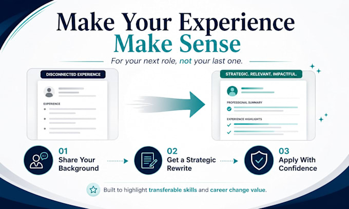 write an ats friendly resume for career changers and job pivots