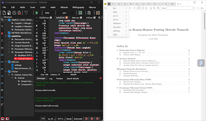 make sleek and professional document in latex
