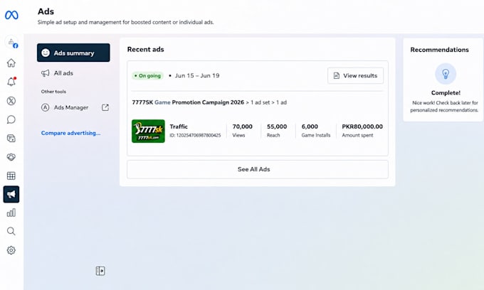 meta ads strategy for sales and app install