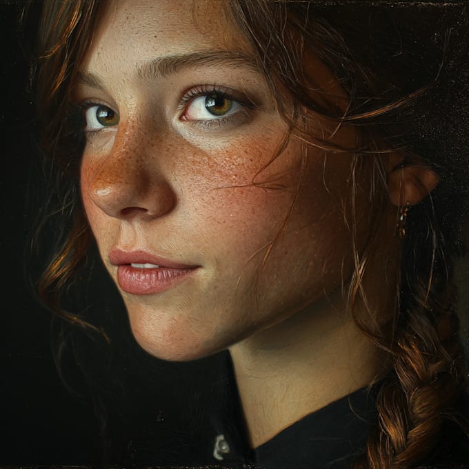 draw a perfect realistic cartoon portrait