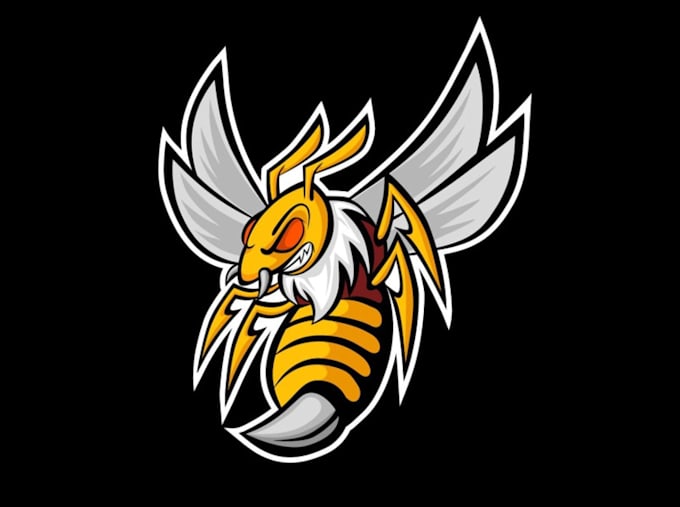 do professional modern hornet logo design