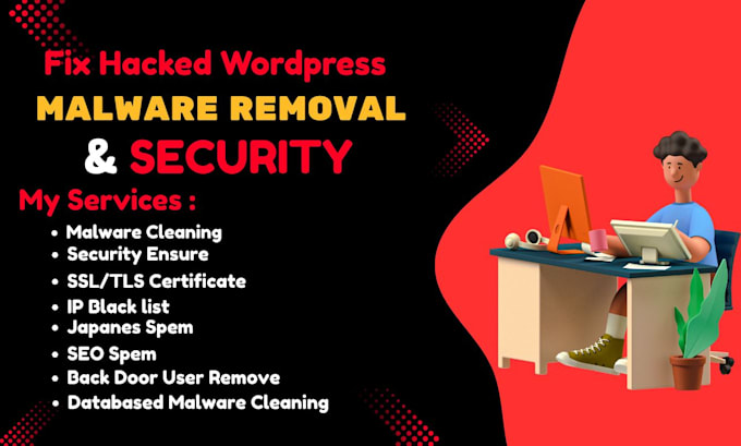 fix hacked website,wordpress malware,ip blacklist,SEO spam,wordpress security