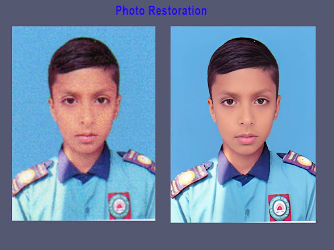 restore old photos and repair damaged images