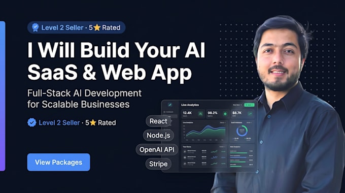 develop ai website and software for your business