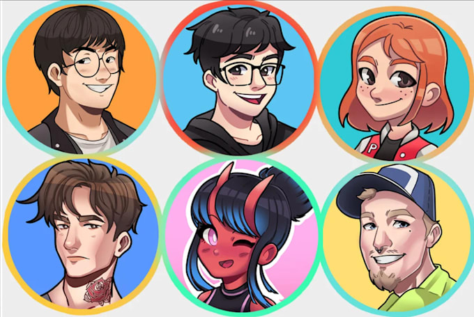 draw your caricature portrait drawing in cartoon style