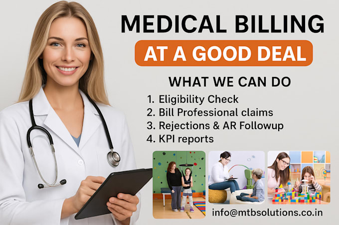 do medical billing, revenue management, data entry