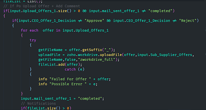 build custom zoho creator apps, CRM automation, and deluge scripting
