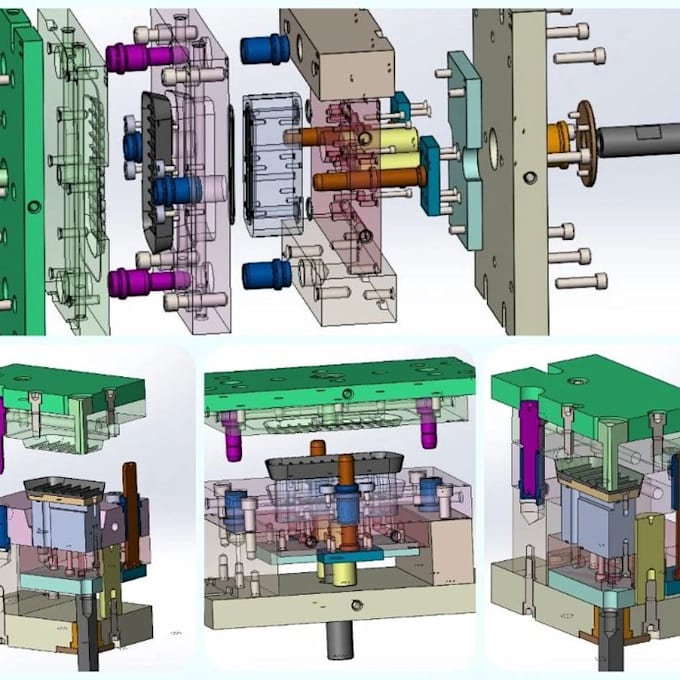 design custom plastic injection mold with precision and speed
