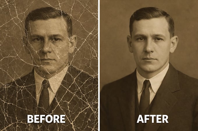 restore old photos, repair damaged images, and enhance picture quality