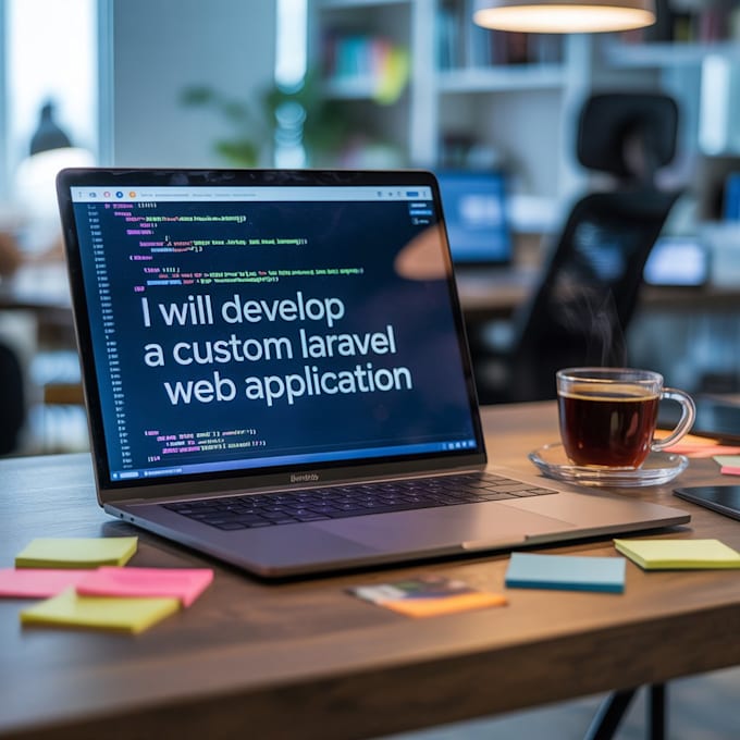develop a custom laravel web application