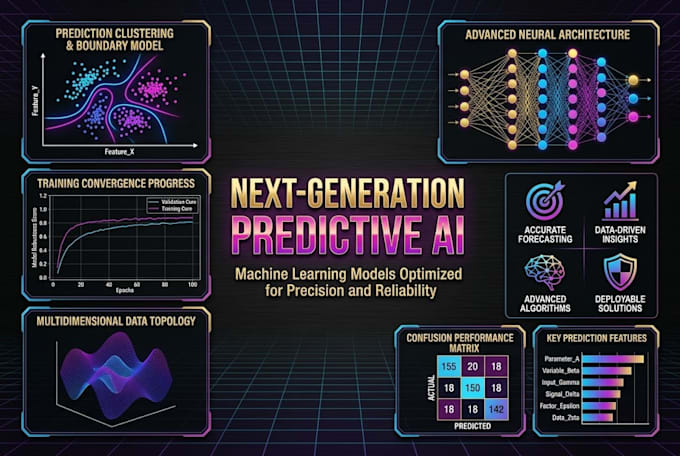 do data analysis, machine learning ml, deep learning and neural network projects